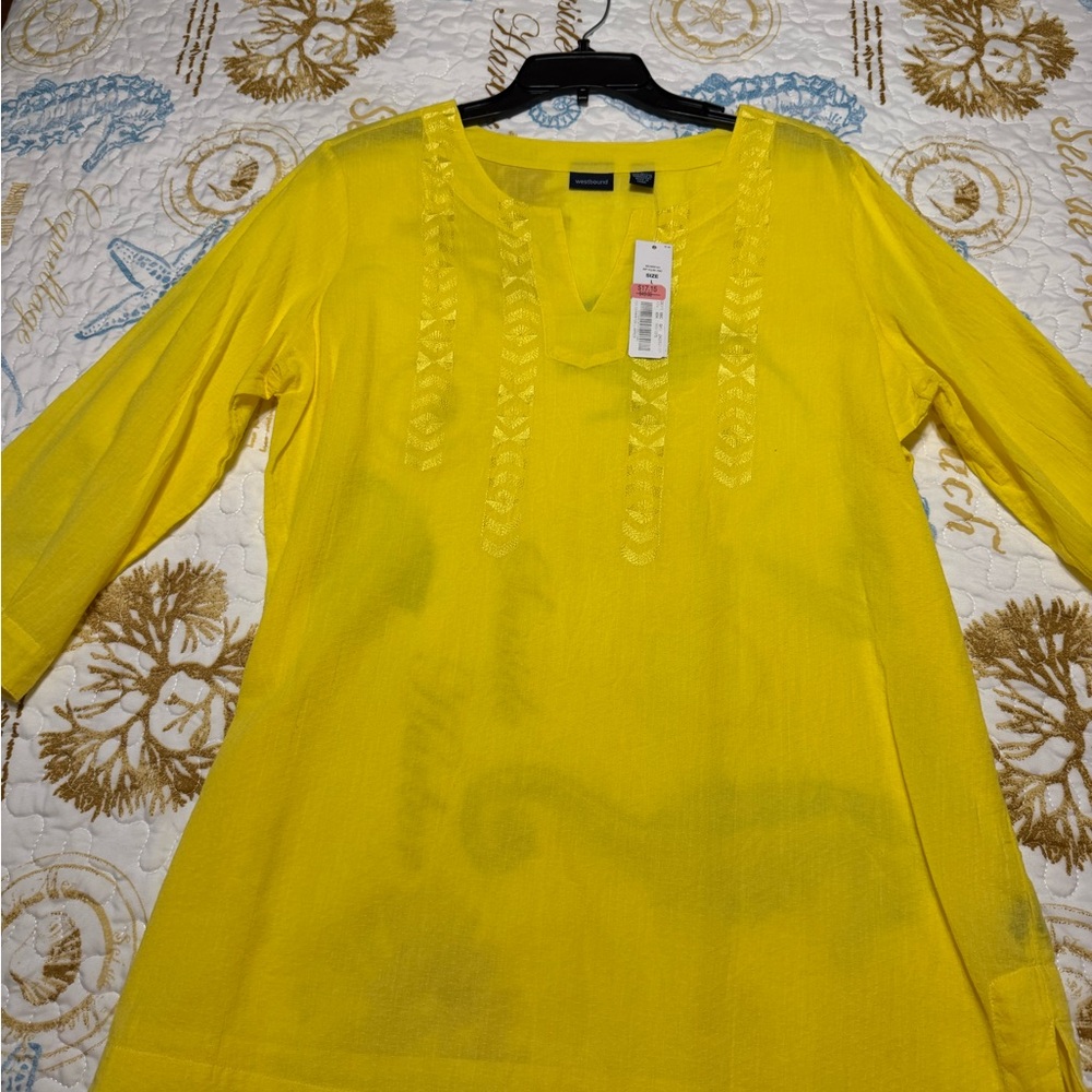 Westbound Bright Yellow Blouse
